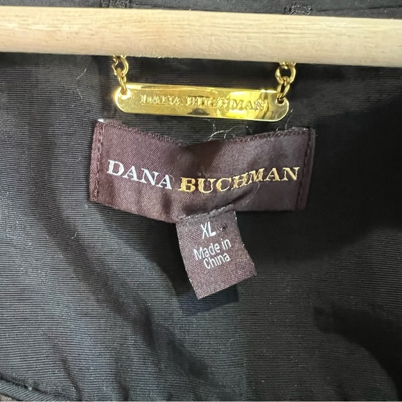 Dana Buchman Elegant Black Tweed Jacket Blazer - Picture 5 of 10